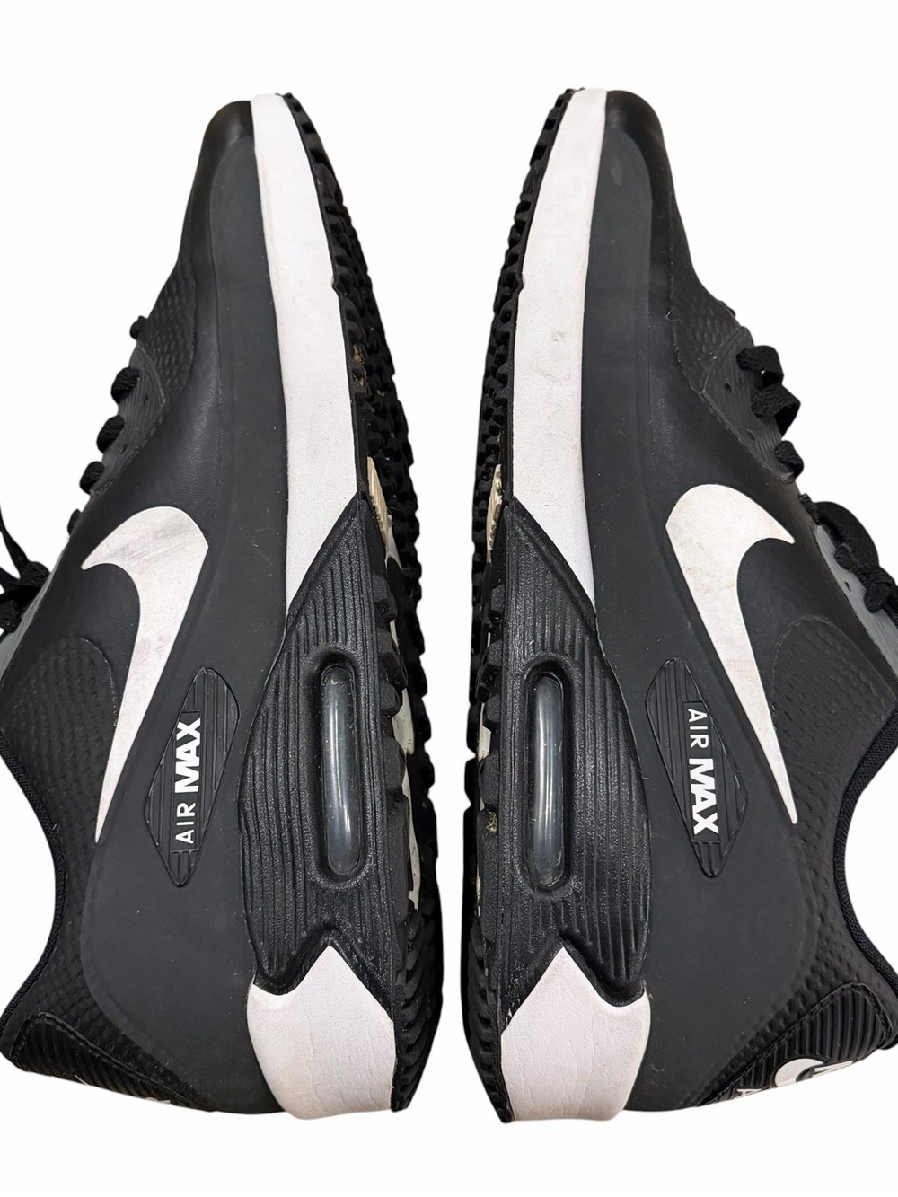 Nike Air Max 90 G Mens 14 Black and White Golf Shoes Sneakers S6 - Picture 7 of 8